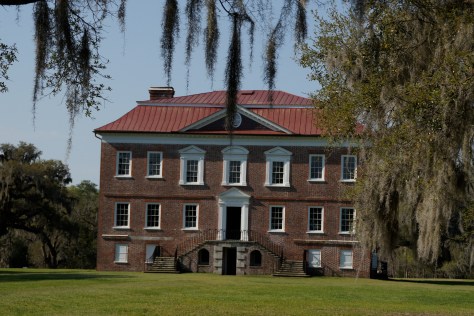 Drayton Hall plantation stands by the Ashley River, just south of Charleston.