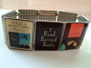 My Banned Books bracelet.